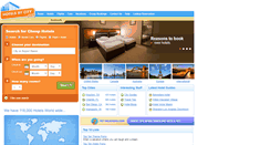 Desktop Screenshot of hotelsbycity.net