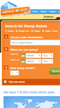 Mobile Screenshot of hotelsbycity.net